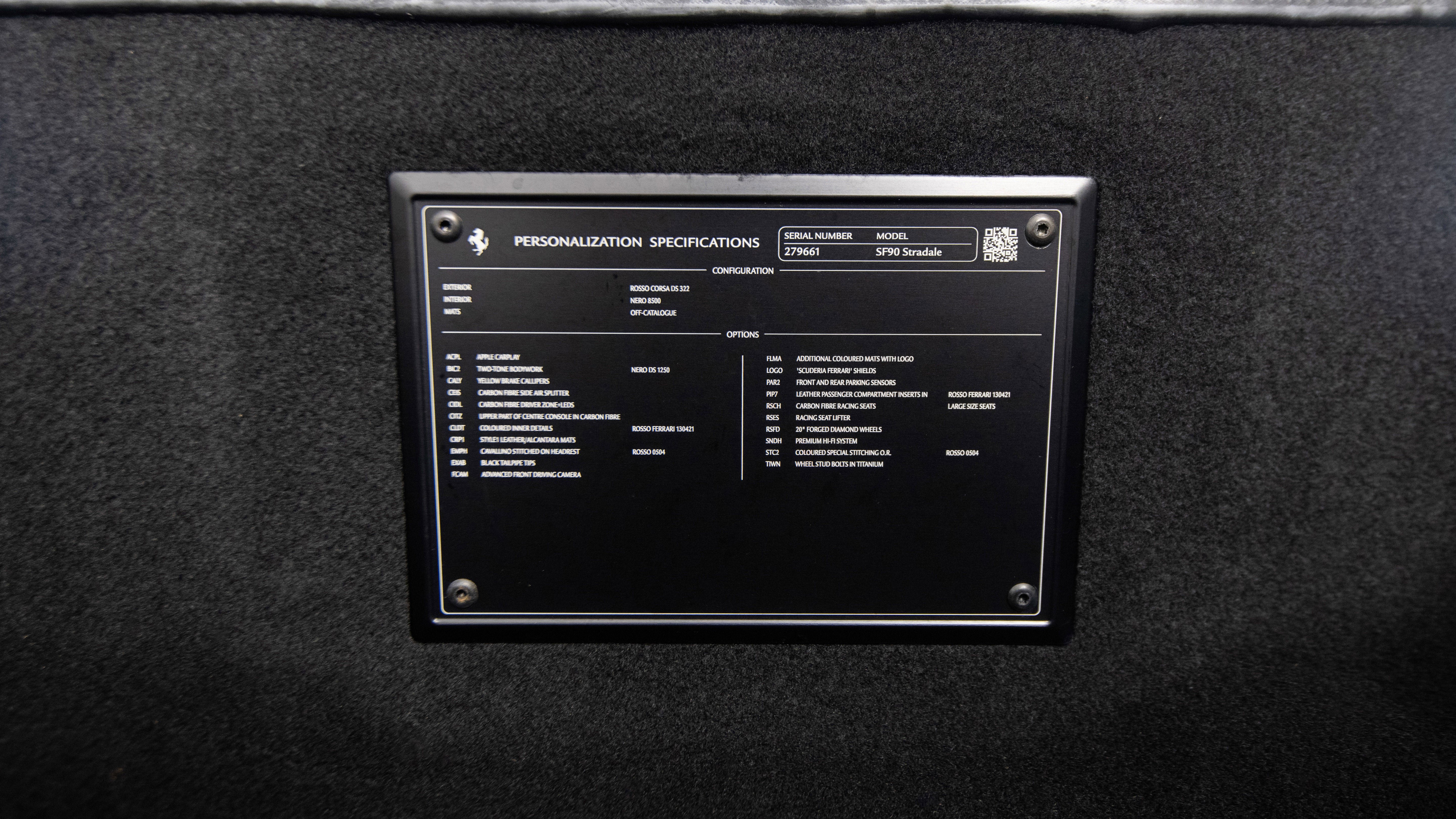 Certified 2022 Ferrari SF90 Stradale AWD/4WD image 39