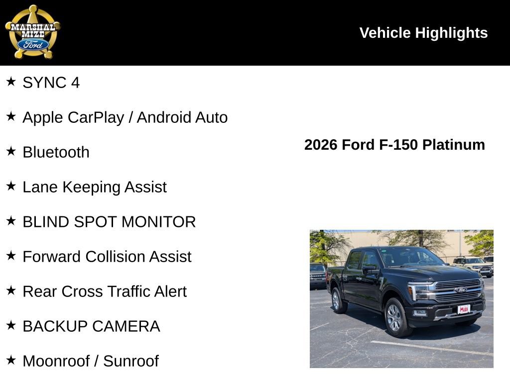 New 2026 Ford F150 Platinum AWD/4WD image 2
