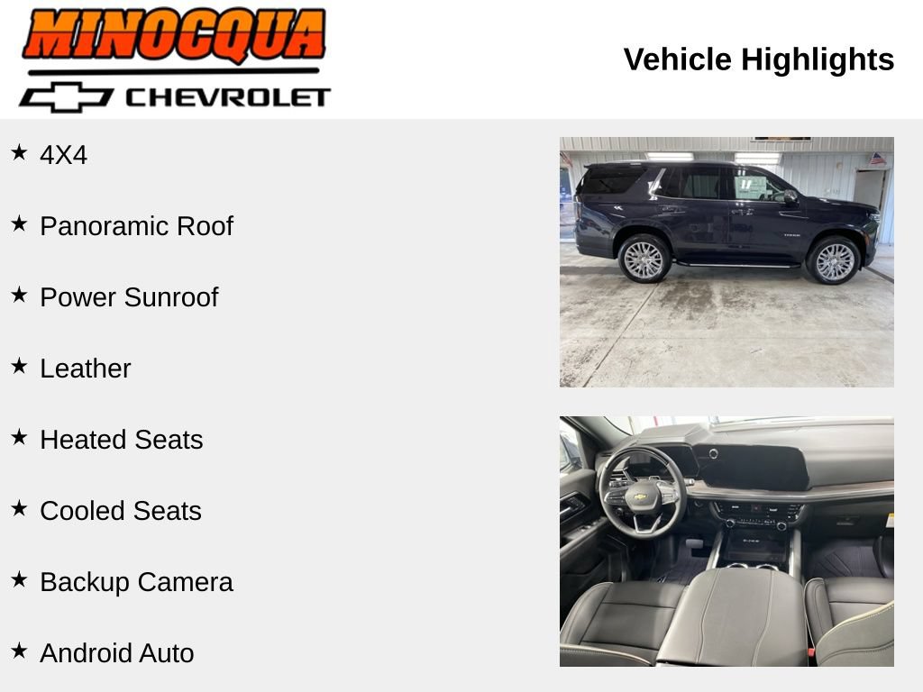 New 2026 Chevrolet Tahoe Premier AWD/4WD image 2