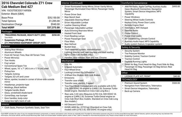 Used 2016 Chevrolet Colorado Z71 image 23