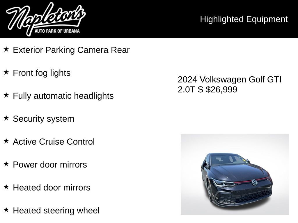 Used 2024 Volkswagen GTI S FWD image 7