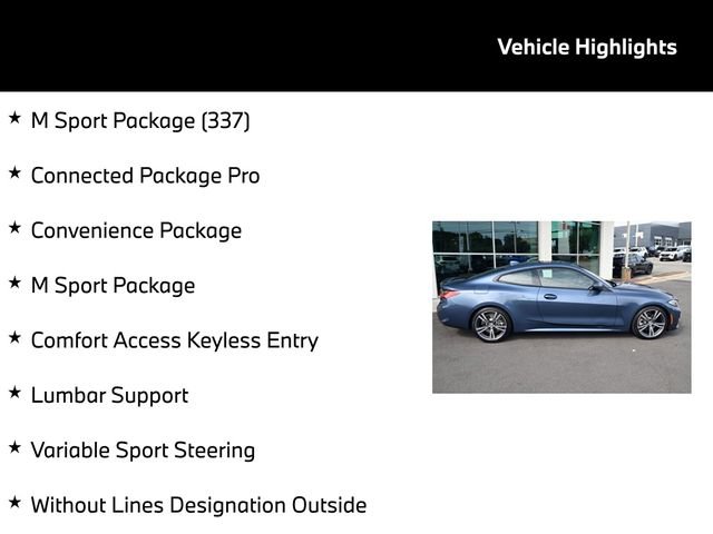 Used 2022 BMW 430i Coupe w/ M Sport Package RWD image 5