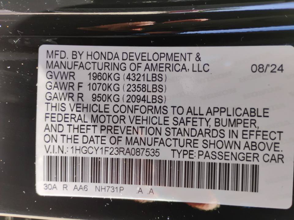 Certified 2024 Honda Accord LX image 35
