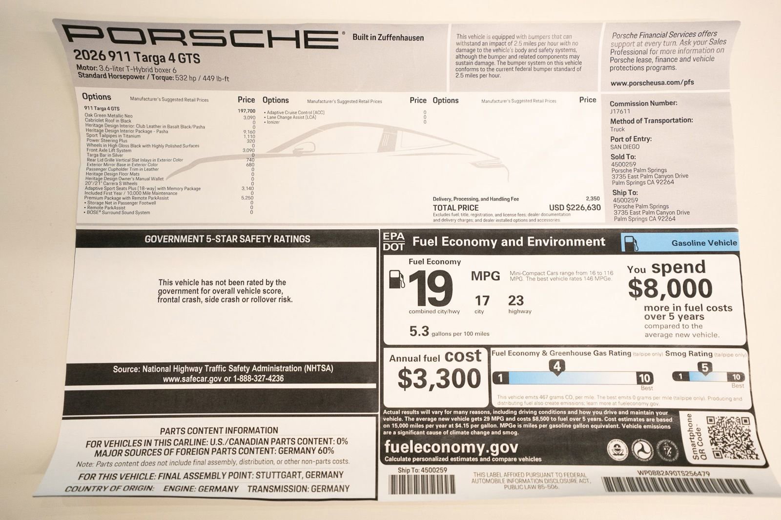 Used 2026 Porsche 911 Targa 4 GTS image 41