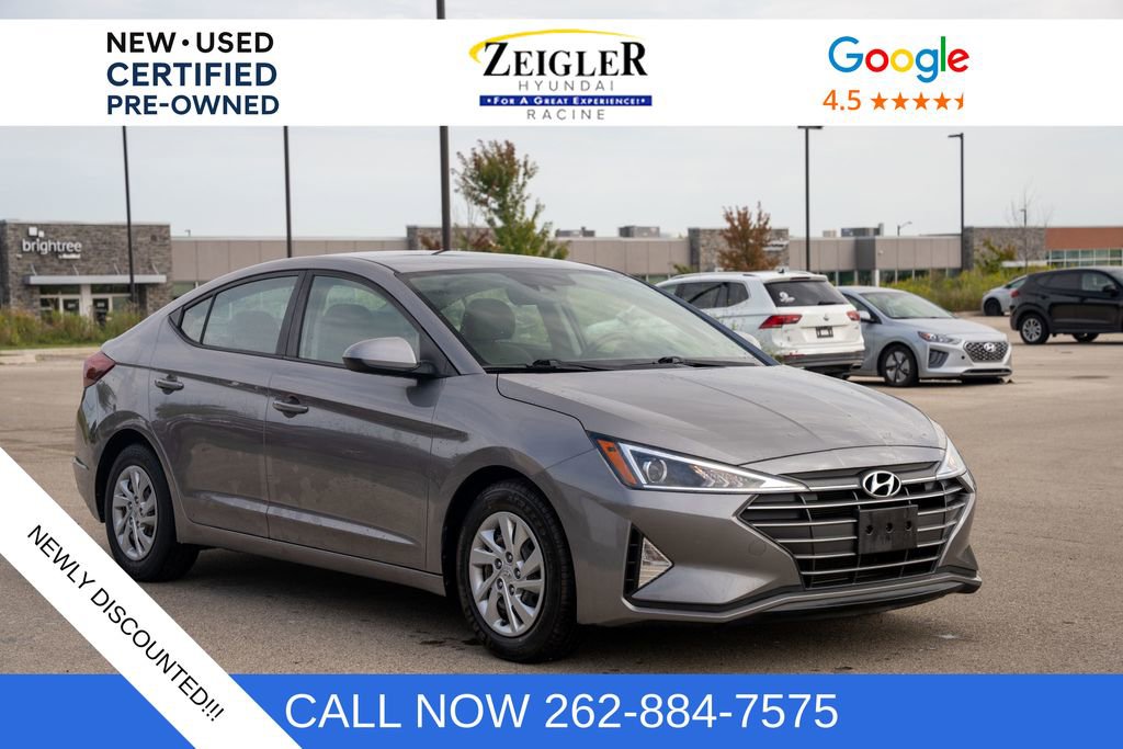 Certified 2020 Hyundai Elantra SE