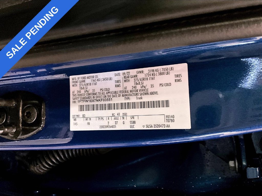 Certified 2022 Ford F150 XLT w/ Equipment Group 302A High AWD/4WD image 35