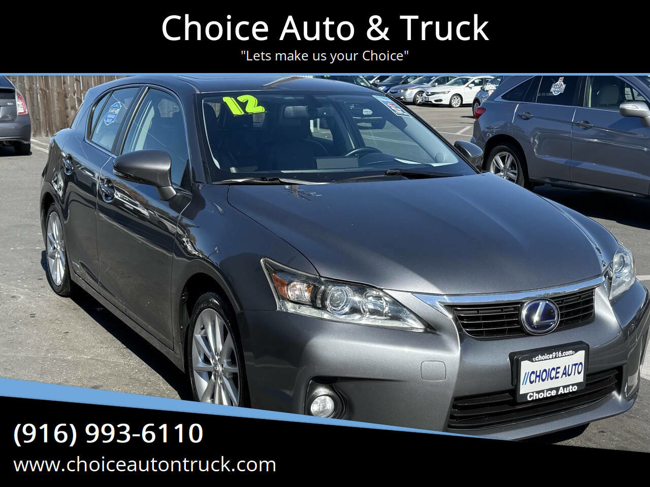 Used 2012 Lexus CT 200h Premium