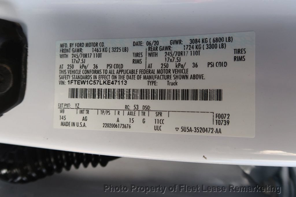 Used 2020 Ford F150 XL w/ Equipment Group 101A Mid RWD image 14