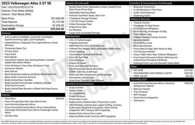 Used 2023 Volkswagen Atlas SE image 29