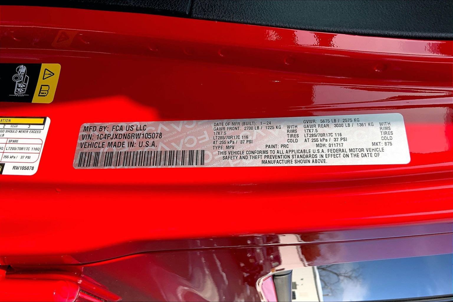 Certified 2024 Jeep Wrangler Unlimited Sport AWD/4WD image 29
