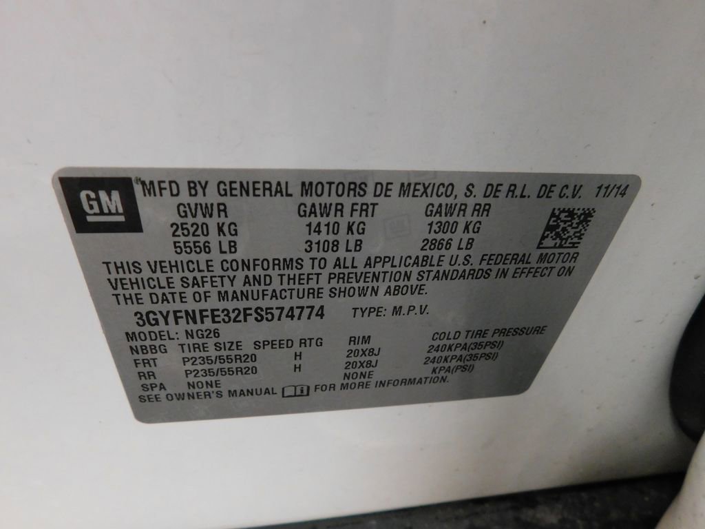 Used 2015 Cadillac SRX Performance w/ Driver Awareness Package image 32