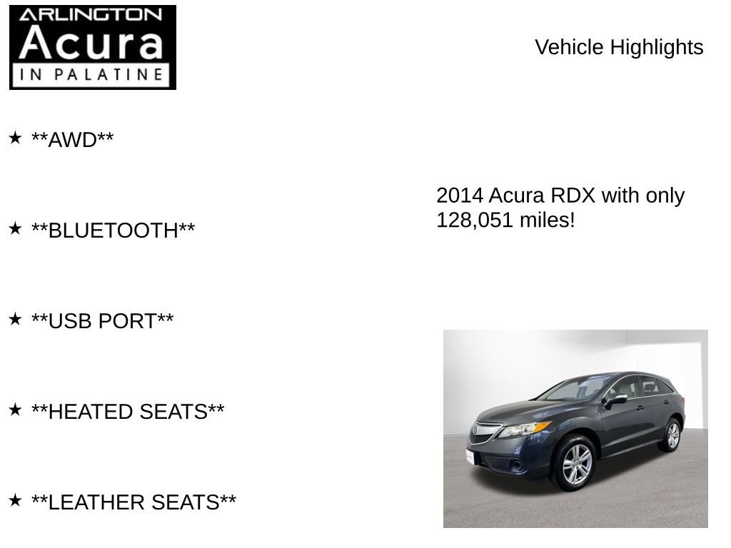 Used 2014 Acura RDX AWD image 7