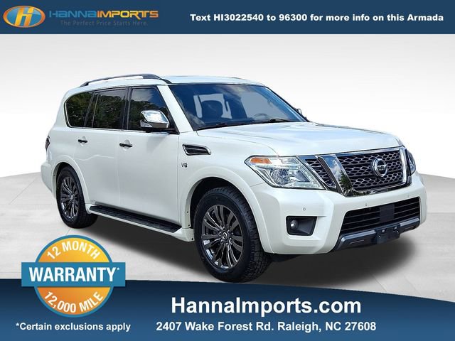 Used 2019 Nissan Armada Platinum w/ Captain's Chairs Package