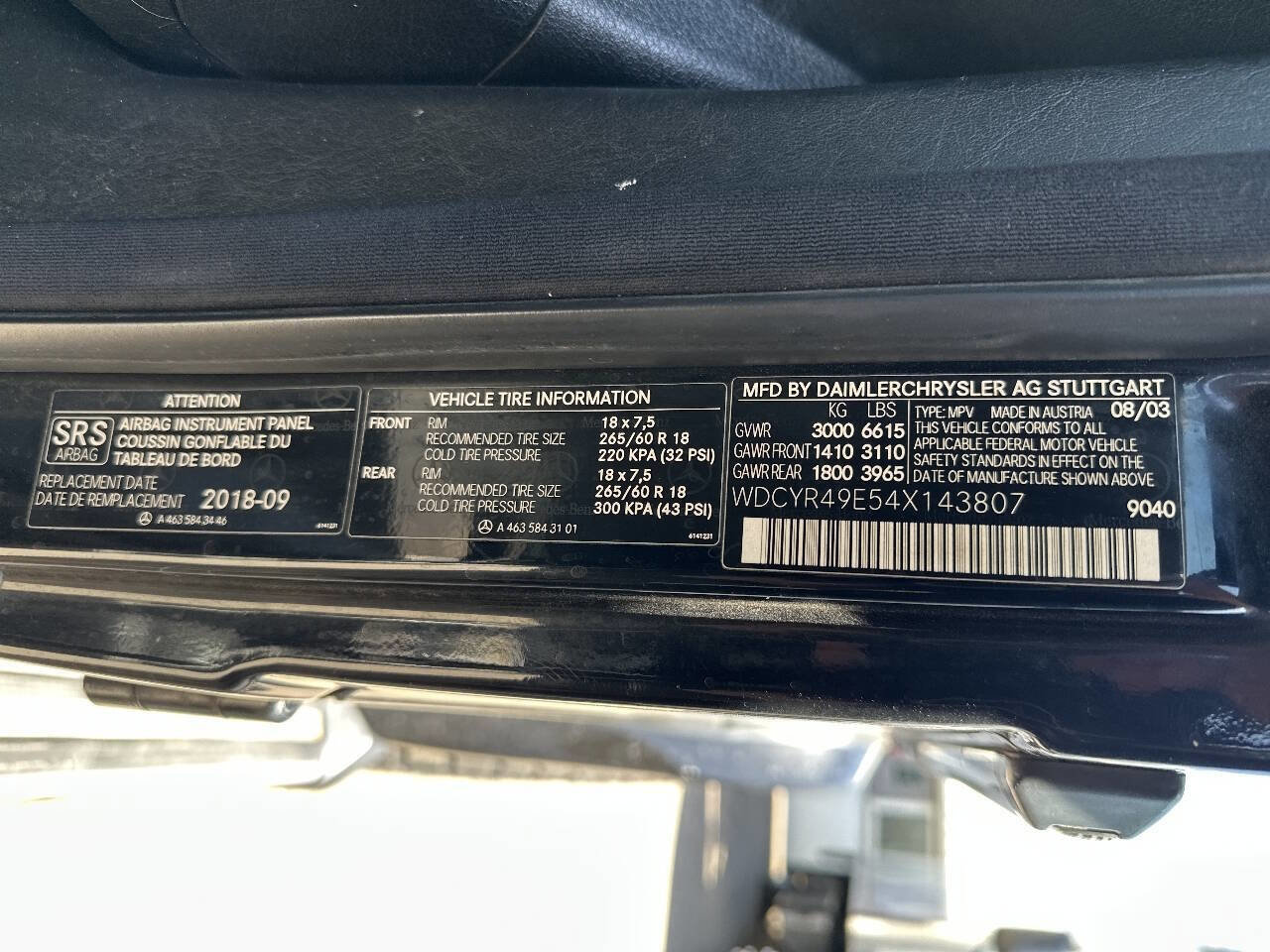 Used 2004 Mercedes-Benz G 500 image 17