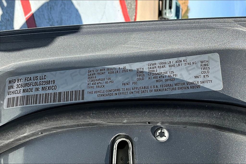 Used 2020 RAM 2500 Laramie w/ Night Edition image 19