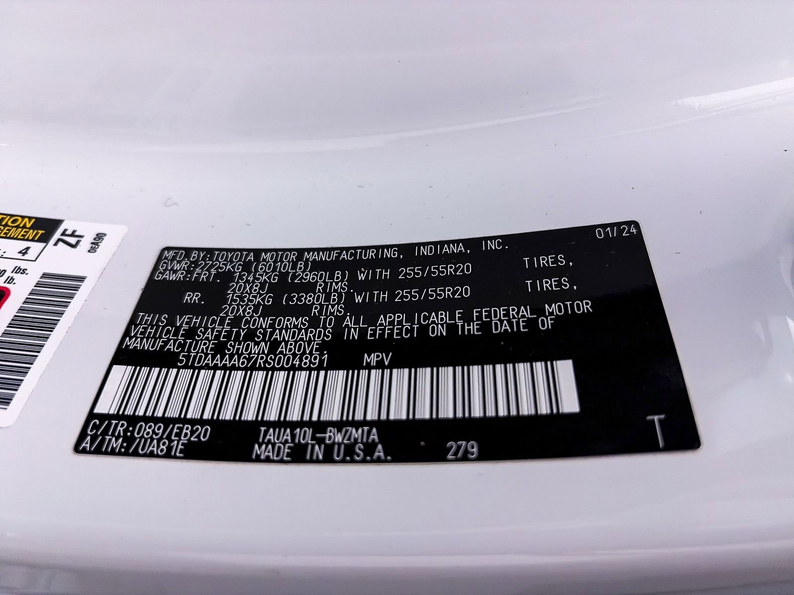 Used 2024 Lexus TX 350 FWD w/ Captains Chair Package image 40