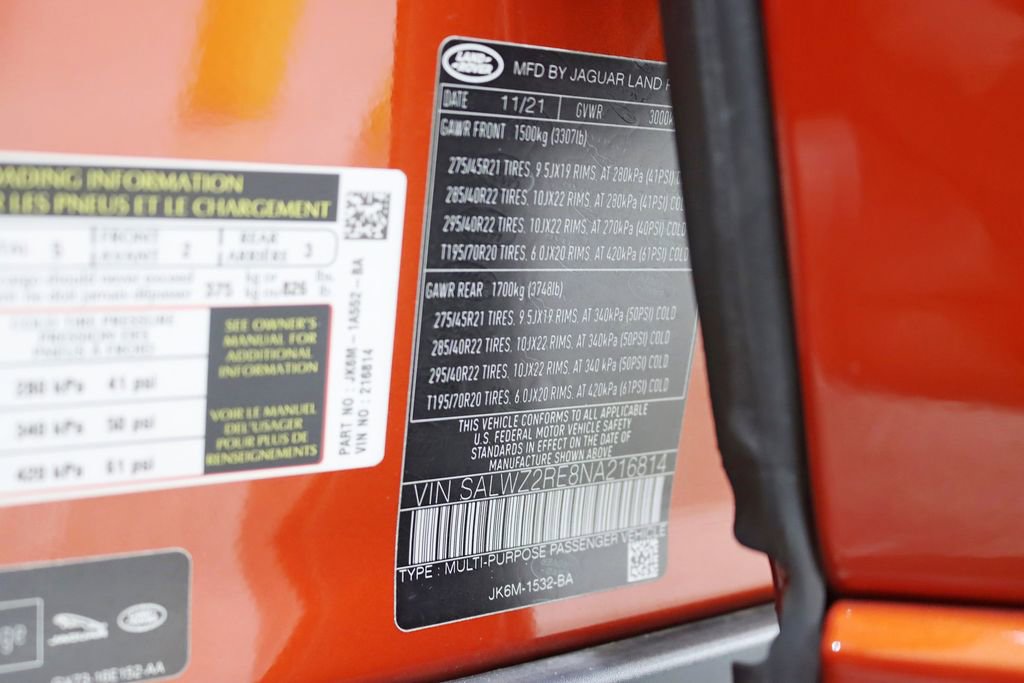 Used 2022 Land Rover Range Rover Sport SVR AWD/4WD image 47