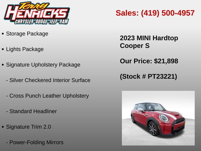 Used 2023 MINI Cooper S w/ Signature Upholstery Package FWD image 6