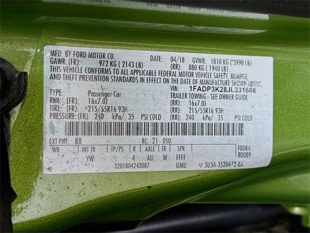 Used 2018 Ford Focus SE image 29