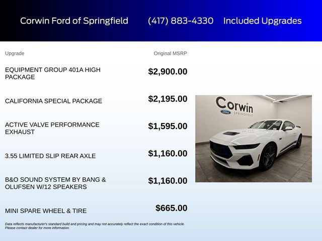 Certified 2025 Ford Mustang GT Premium RWD image 6