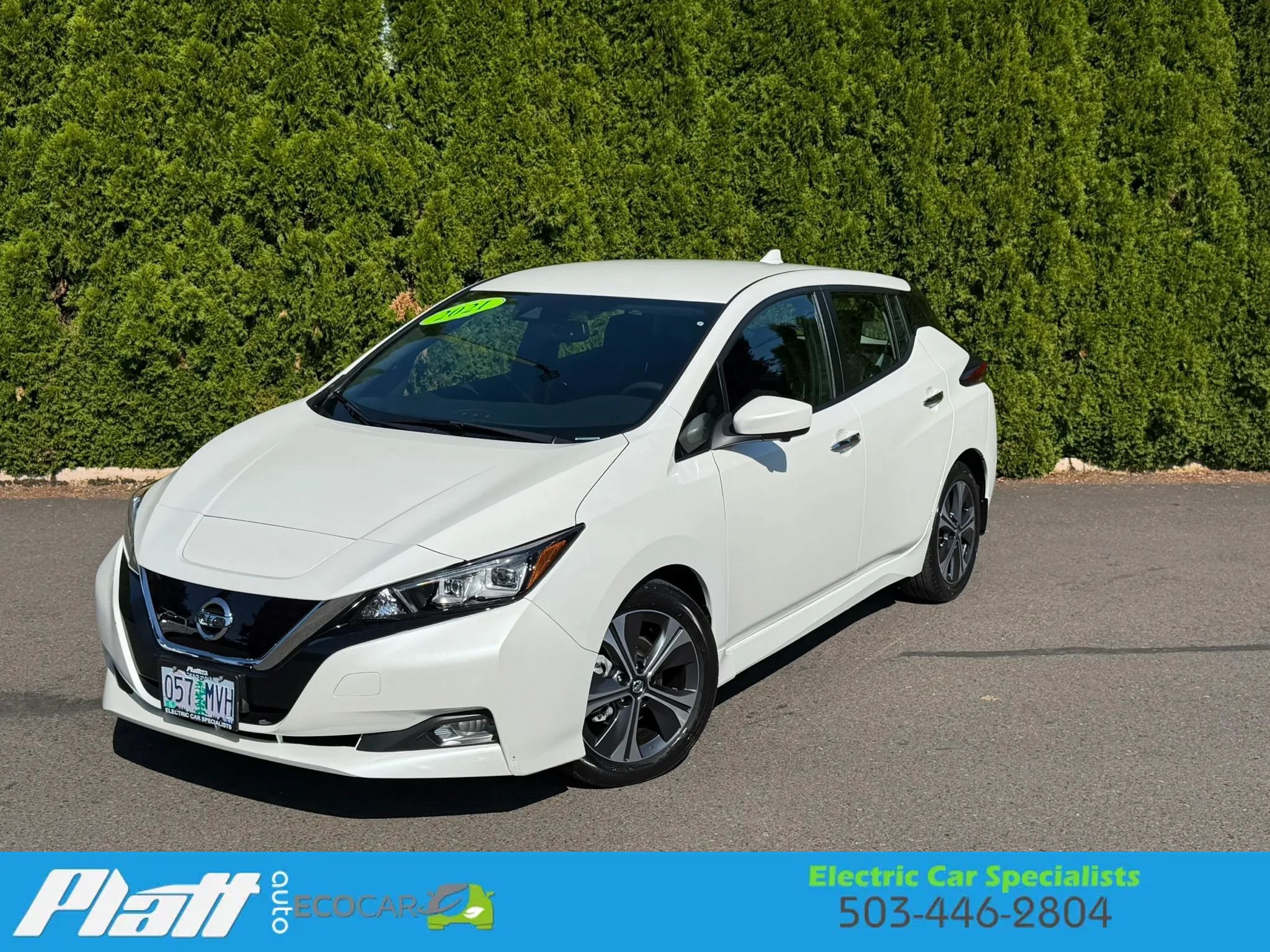 Used 2021 Nissan Leaf SV w/ SV Technology Package FWD image 1