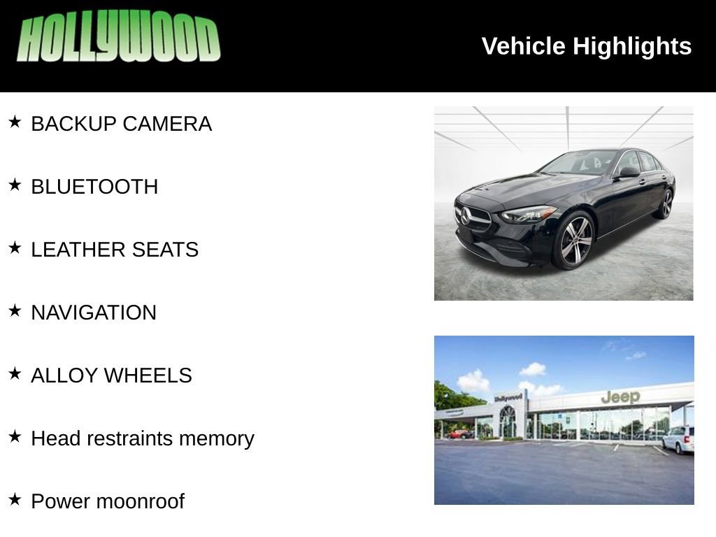 Used 2025 Mercedes-Benz C 300 4MATIC Sedan image 3