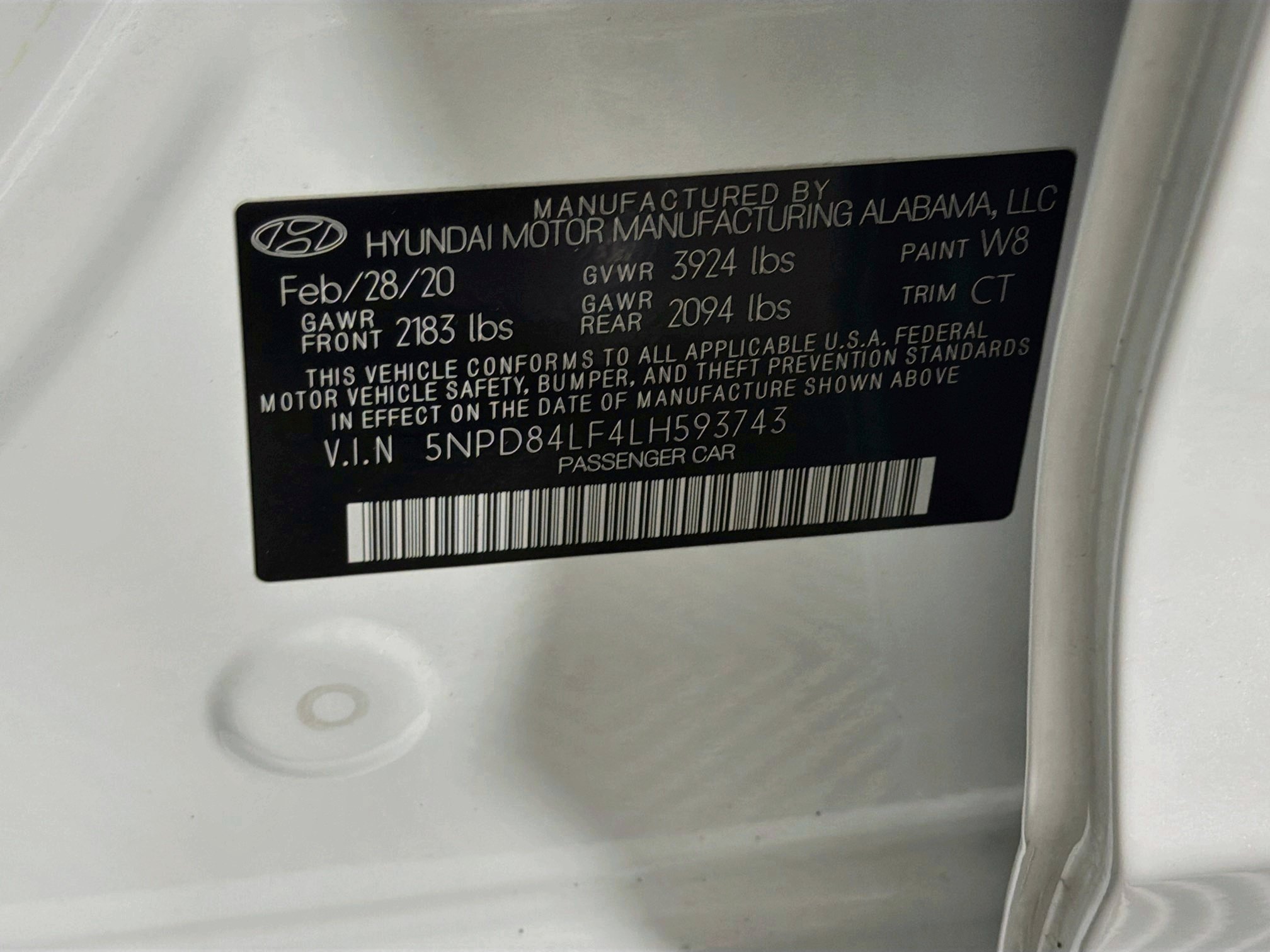 Used 2020 Hyundai Elantra SEL w/ Cargo Package (C1) FWD image 12