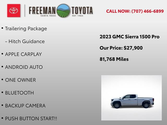 Used 2023 GMC Sierra 1500 Pro w/ Trailering Package RWD image 11