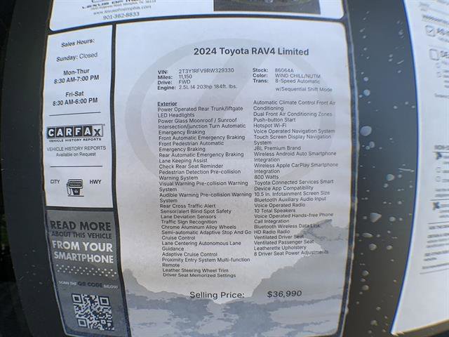 Used 2024 Toyota RAV4 Limited FWD image 26