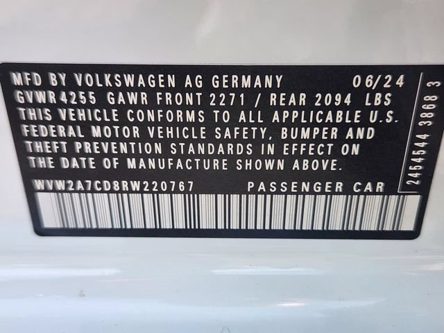 Used 2024 Volkswagen GTI SE FWD image 25