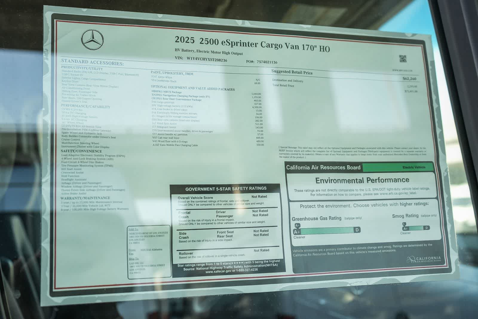 New 2025 Mercedes-Benz eSprinter 170 Cargo image 35