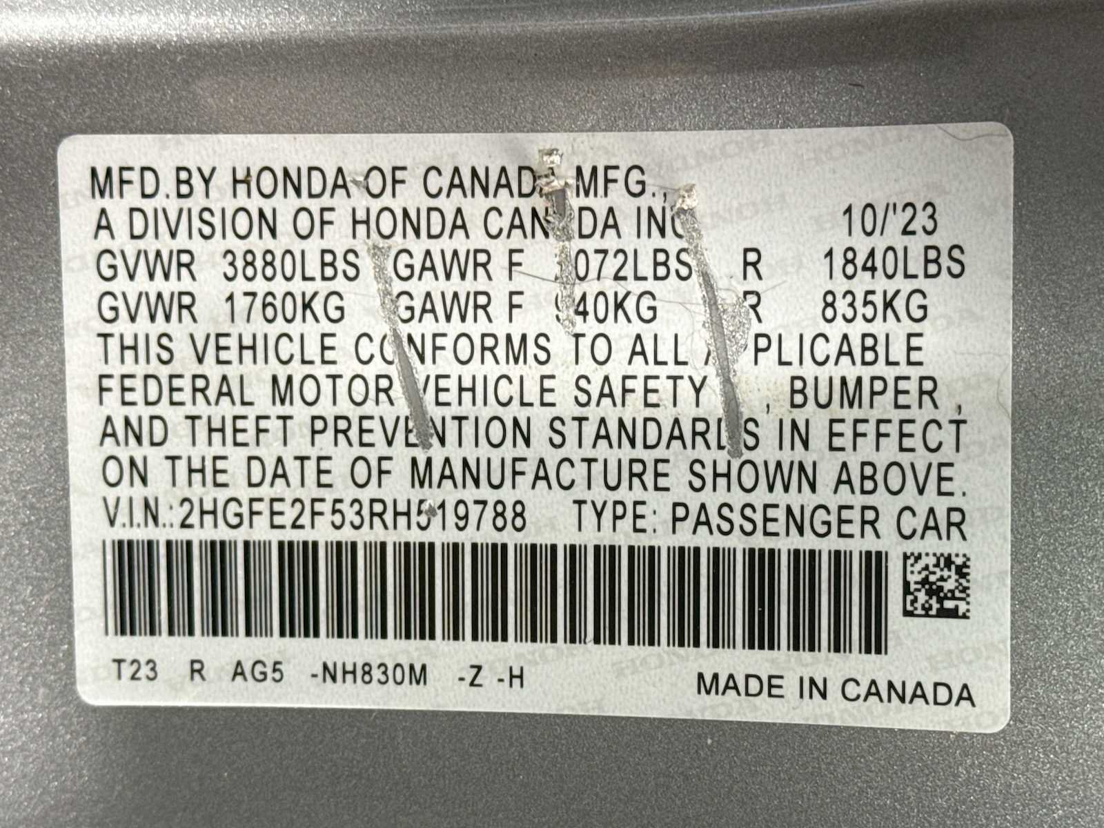Used 2024 Honda Civic Sport image 29