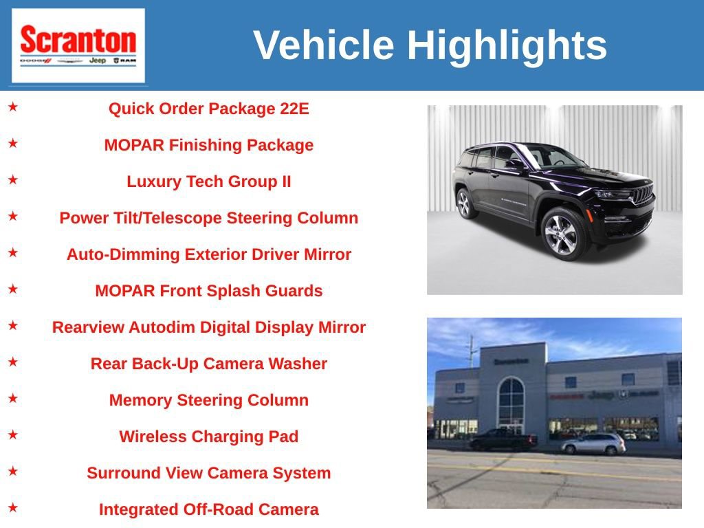 New 2025 Jeep Grand Cherokee Limited w/ Luxury Tech Group II image 6