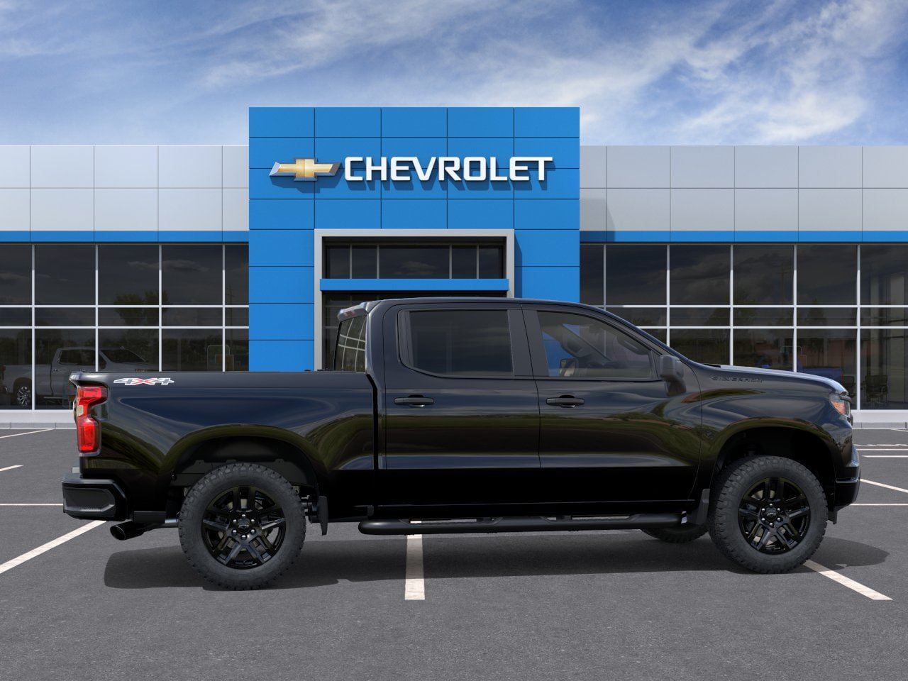 New 2026 Chevrolet Silverado 1500 Custom w/ Turbomax Blackout Package AWD/4WD image 29