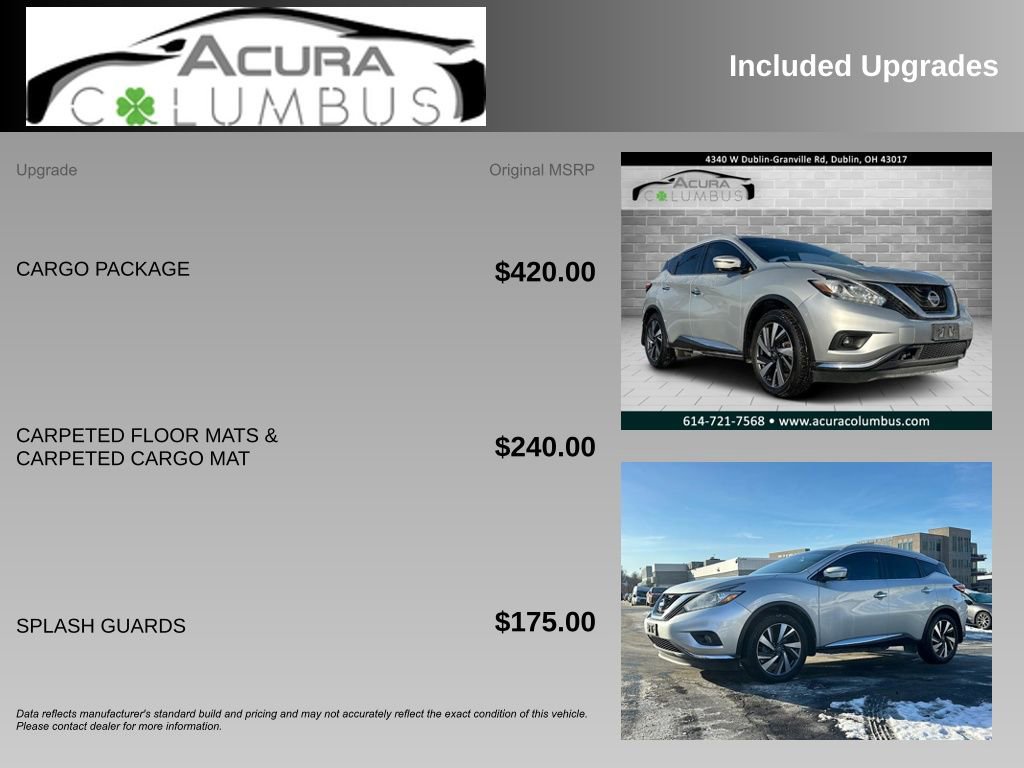 Used 2018 Nissan Murano Platinum w/ Cargo Package image 6