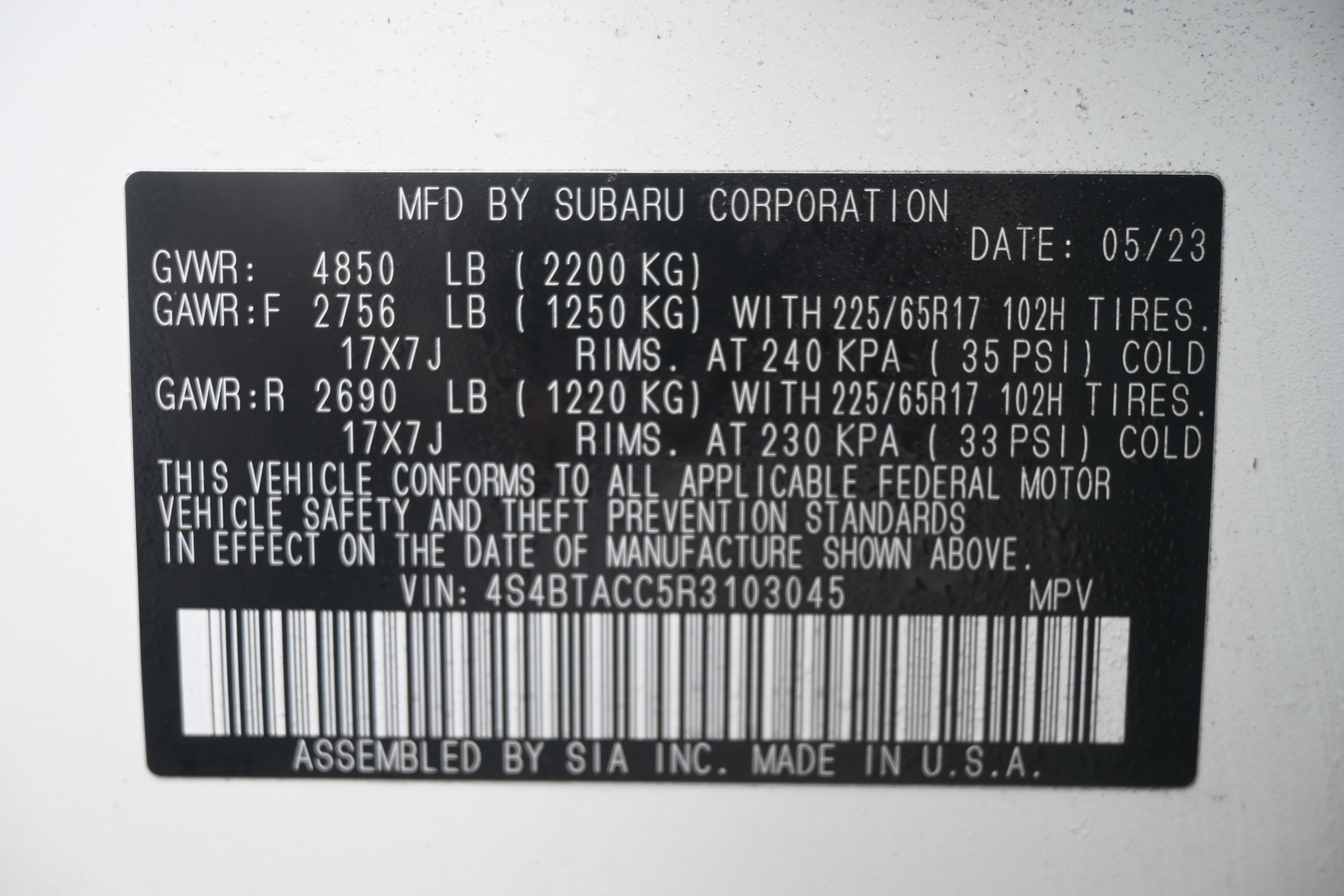 Certified 2024 Subaru Outback Premium image 35