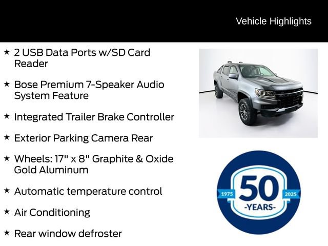 Used 2022 Chevrolet Colorado ZR2 w/ LPO, Power Package AWD/4WD image 11