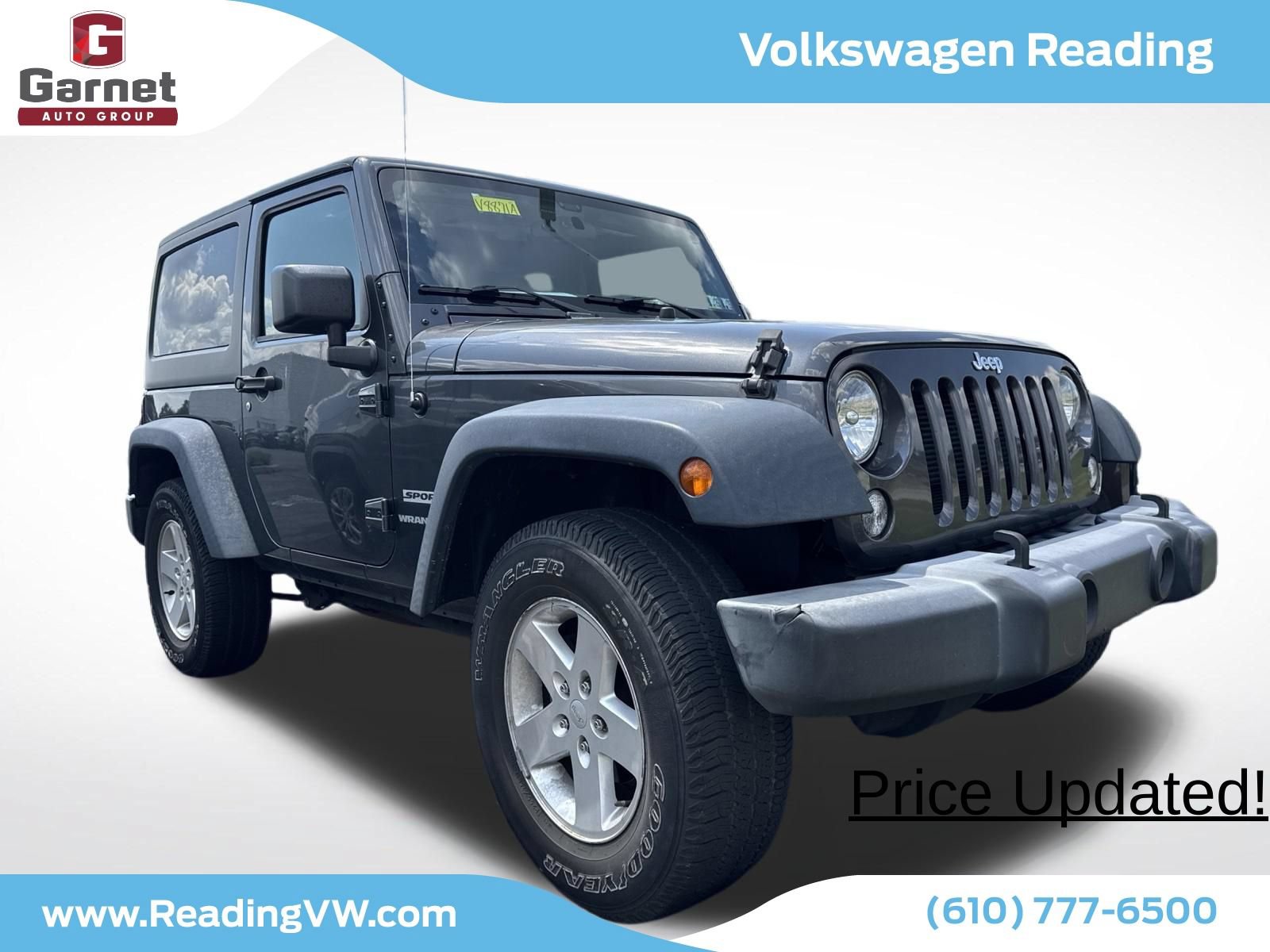 Used 2017 Jeep Wrangler Sport w/ Quick Order Package 24S