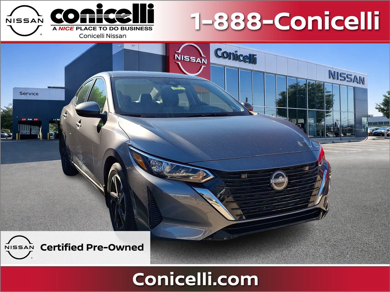 Certified 2024 Nissan Sentra SV w/ All-Weather Package FWD image 1