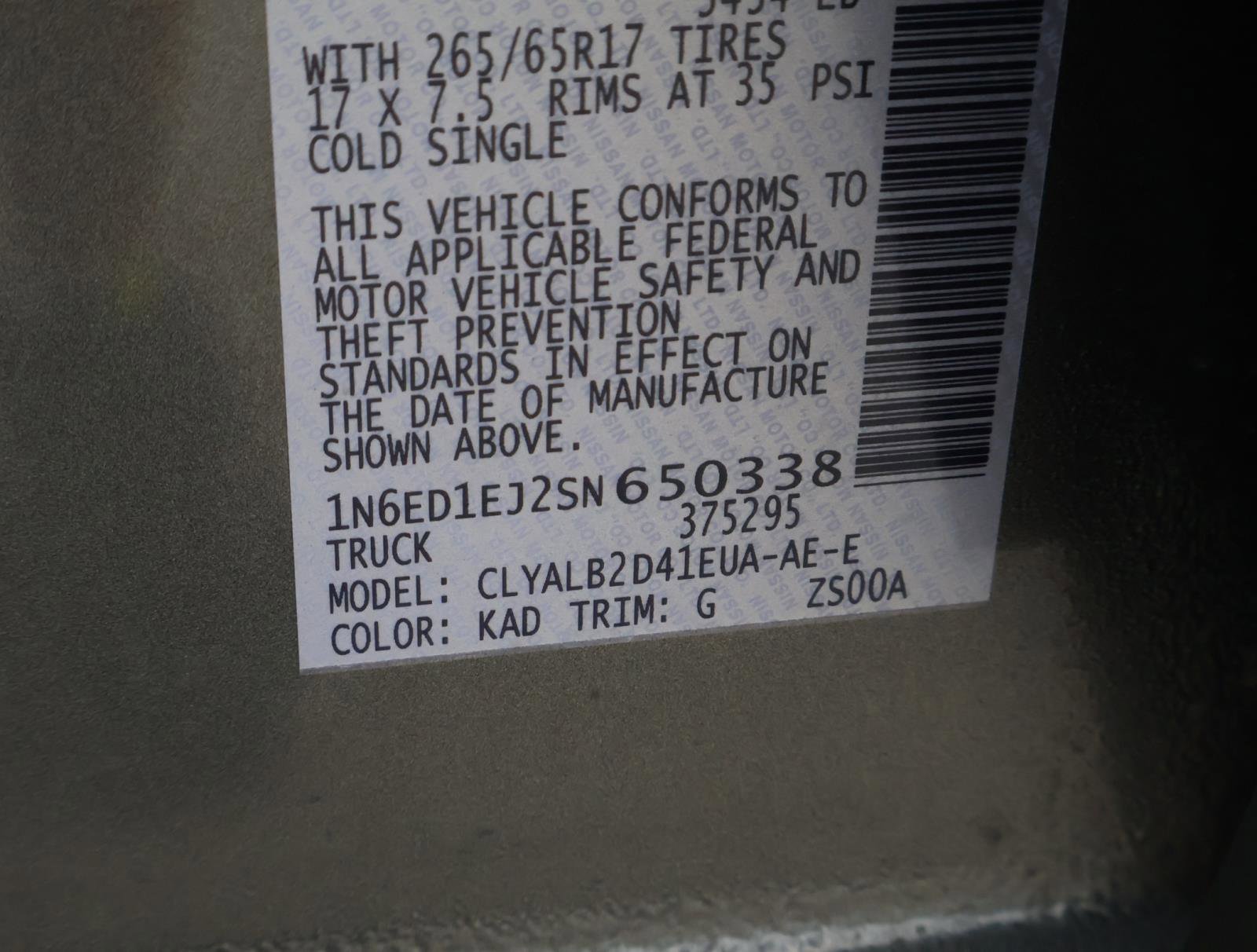 Used 2025 Nissan Frontier SV image 22