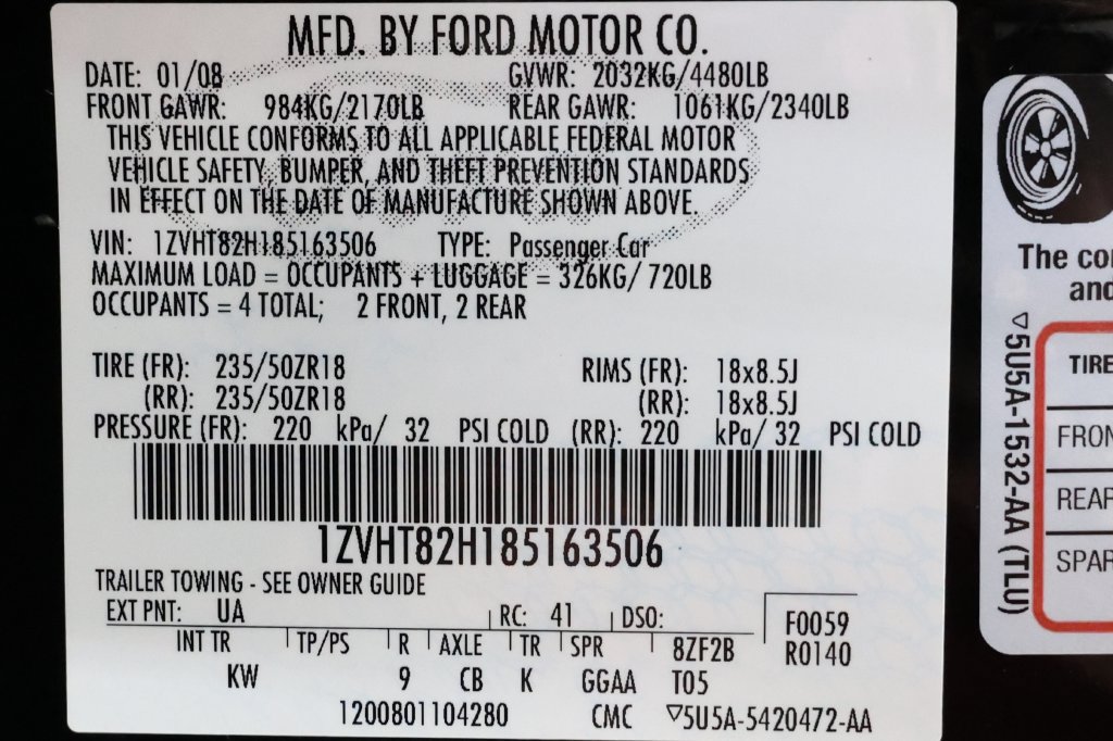 Used 2008 Ford Mustang GT Premium RWD image 77