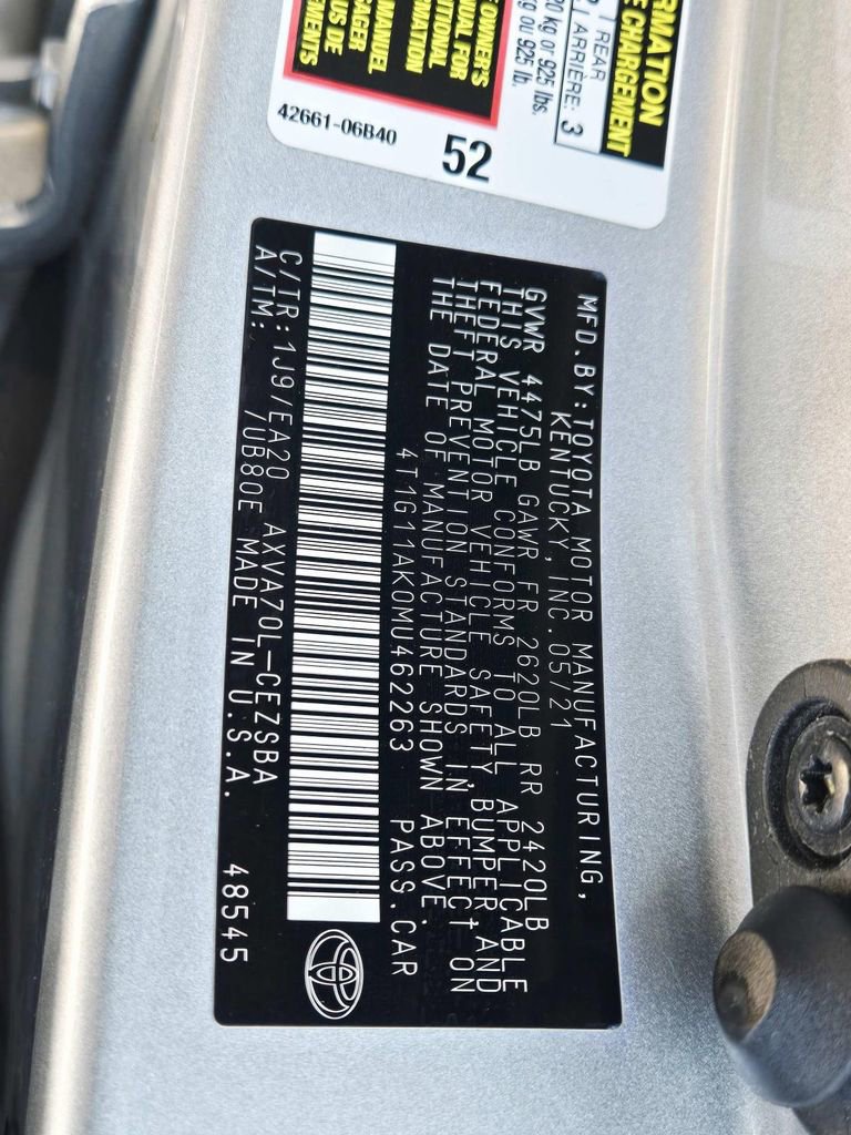 Used 2021 Toyota Camry SE image 34