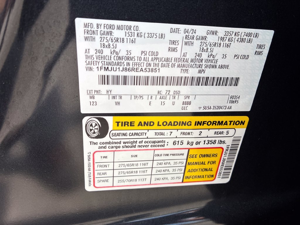 Used 2024 Ford Expedition XLT AWD/4WD image 50