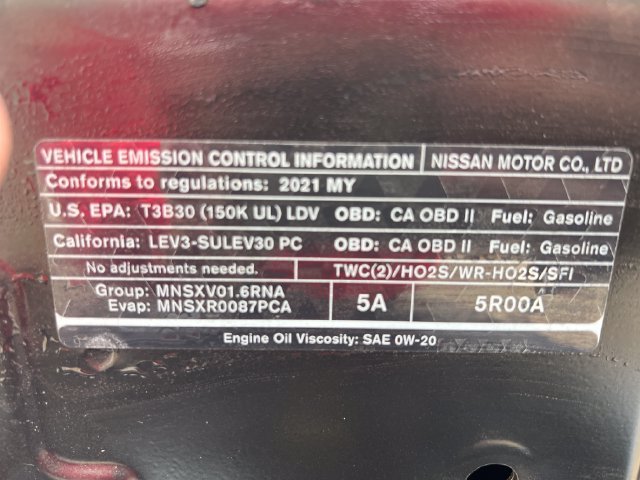 Used 2021 Nissan Versa SV FWD image 13