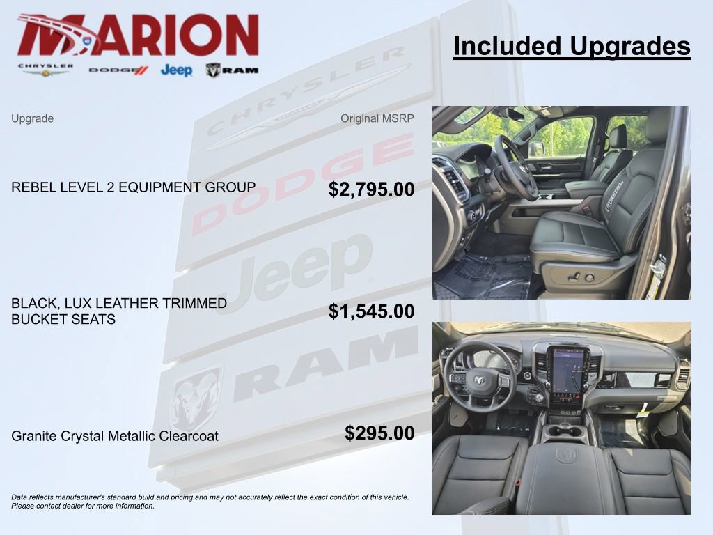 New 2026 RAM 1500 Rebel w/ Rebel Level 2 Equipment Group AWD/4WD image 9