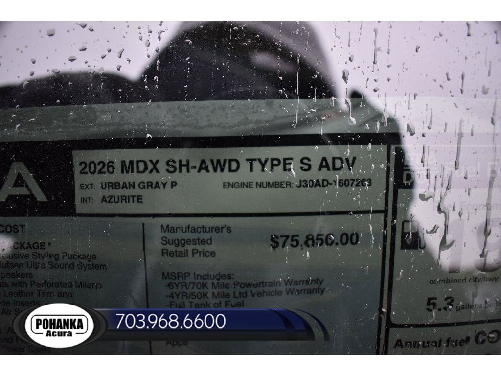 New 2026 Acura MDX Type S AWD/4WD image 37