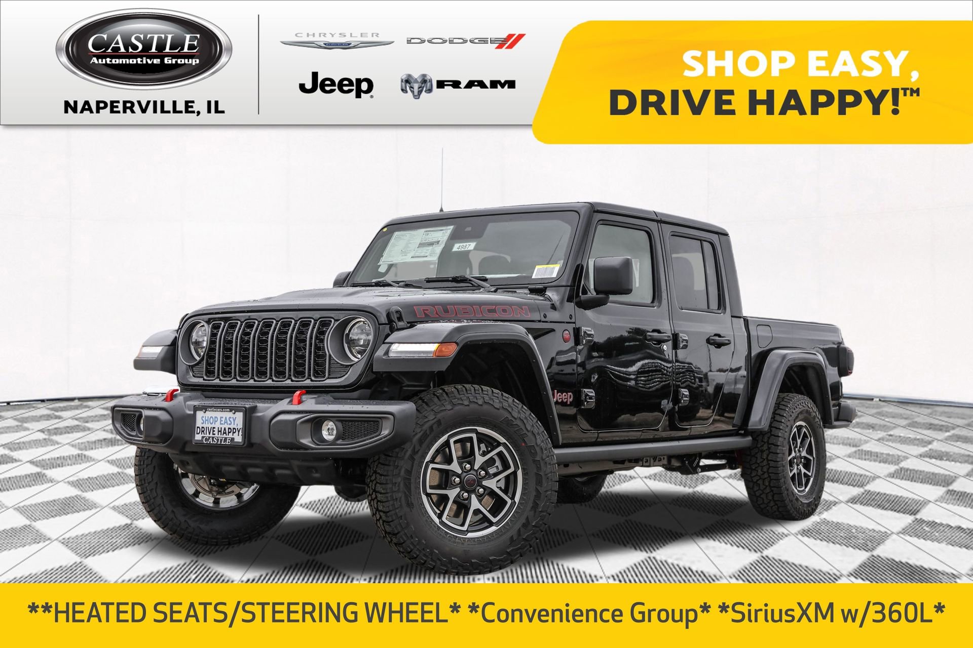 New 2025 Jeep Gladiator Rubicon w/ Convenience Group