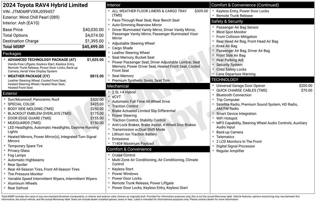 Certified 2024 Toyota RAV4 Limited w/ Advanced Technology Package AWD/4WD image 3