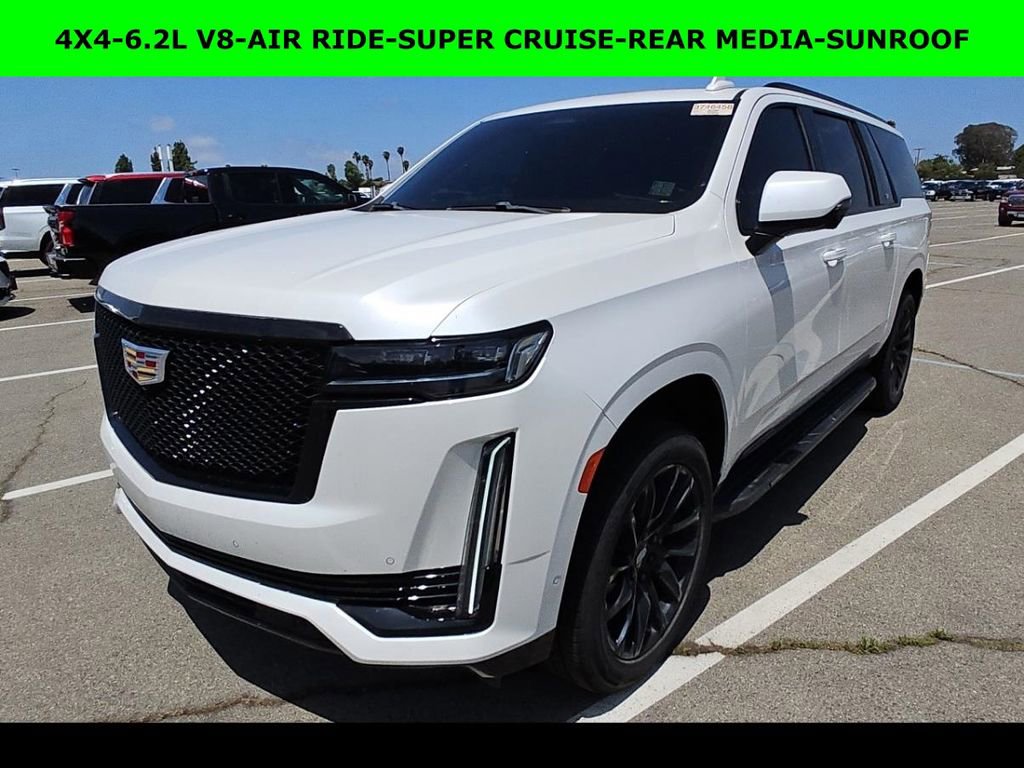 Used 2021 Cadillac Escalade ESV Sport w/ Driver Assist Tech Package AWD/4WD image 1