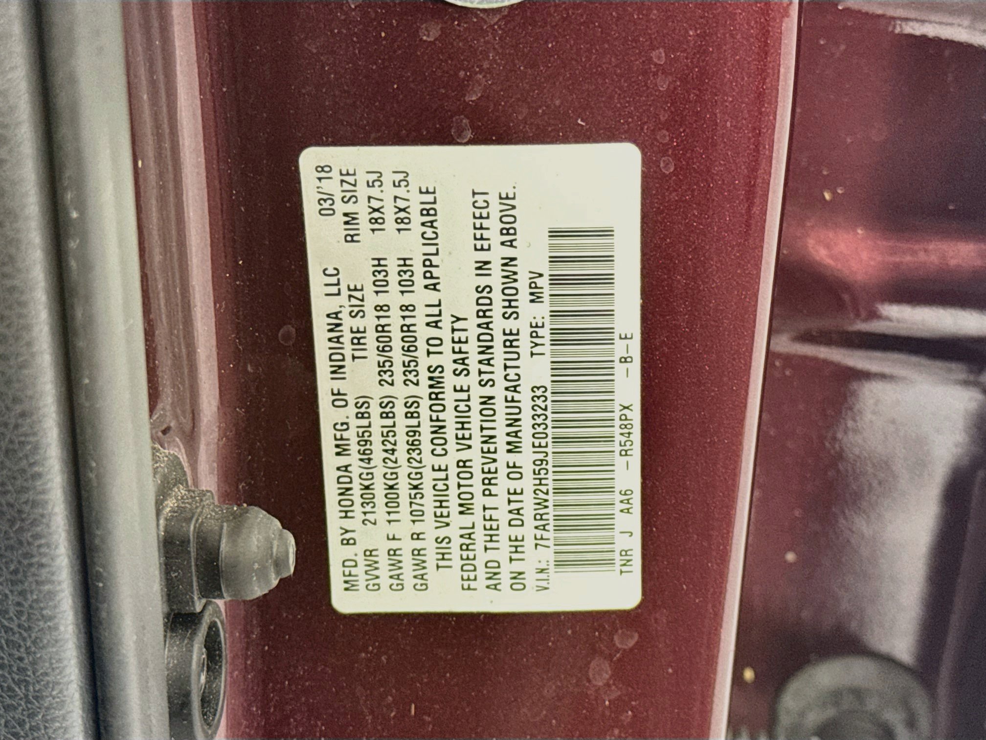 Certified 2018 Honda CR-V EX image 32